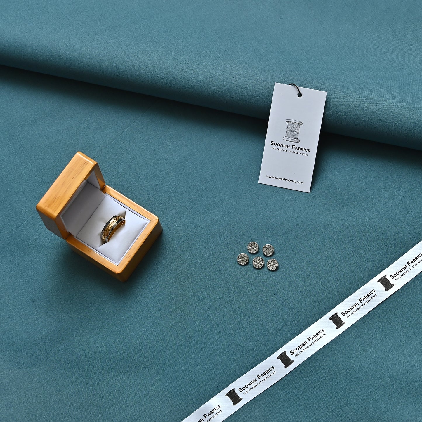 Egyptian Cotton Teal Green | سبز مائل نیلا