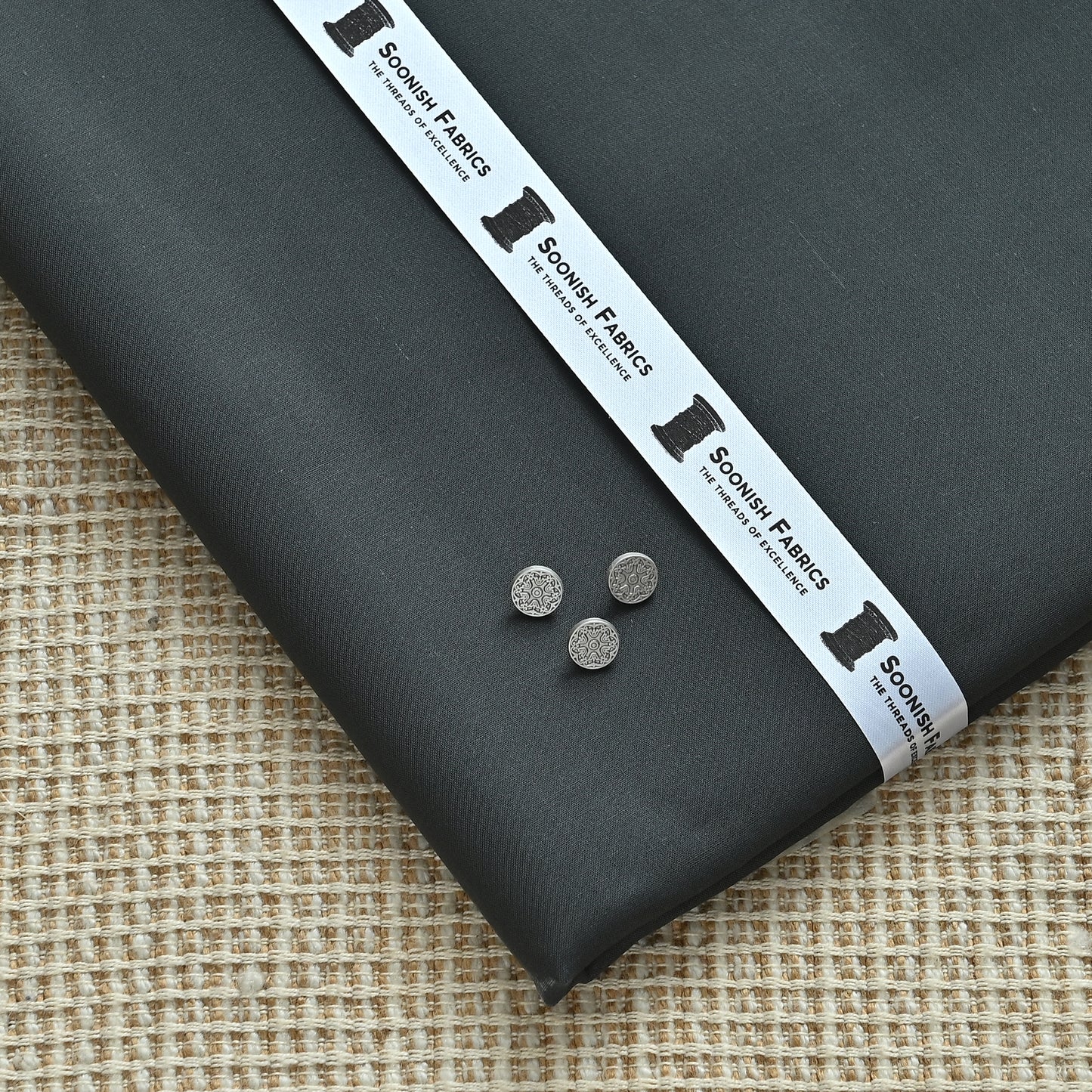 Egyptian Cotton Dark Grey | گہرا سرمئی